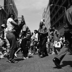 Market and Small Street Mall Crossing, Johannesburg Central, 2006