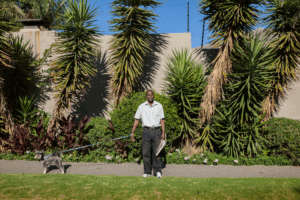 Bronan with Rufus, Wolfgang Road, Norwood, Johannesburg, South Africa, 2014